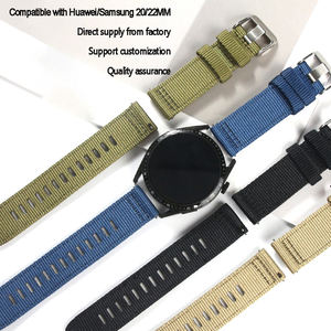 สายนาฬิกาไนลอนแบบถอดเร็วสองชิ้น ขนาด 20 มม. 22 มม. ยี่ห้อ Upro OEM พร้อมโลโก้สั่งทำ สำหรับเปลี่ยนสายนาฬิกา HUAWEI WATCH GT5 - Product Image 2