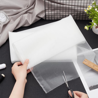 Rouleau de maille filtrante en nylon transparent à surface lisse, 50 à 400 mailles, tissu filtrant réutilisable
