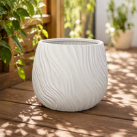 Grands pots de plantes en plastique colorés, créatifs, mignons, durables et légers avec trou de drainage pour une utilisation extérieure, pour la croissance des plantes et la décoration de la maison