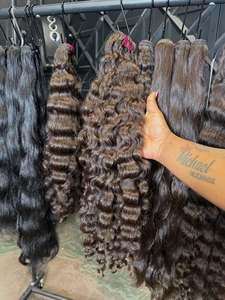 Fornitore all'ingrosso di bundle di capelli grezzi: Extension di capelli umani 100% visone, grezzi, di singolo donatore vietnamita, con cuticole allineate e frontale - Product Image 6