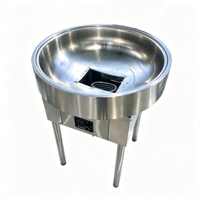 Friteuse électrique commerciale Hansu 20L, grande friteuse électrique professionnelle avec paniers, Philippines