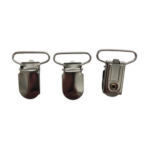 Clip para <span class=keywords><strong>chupete</strong></span> de <span class=keywords><strong>cadena</strong></span> de suministro mundial, hebilla de correa de boca de pato, clips de suspensión de acero inoxidable - Product Image 4