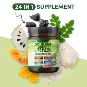 Cápsulas de Suplemento de Guanábana 24 en 1 Más Vendidas - Mezcla Herbal Antioxidante con Colágeno, Cúrcuma <span class=keywords><strong>y</strong></span> <span class=keywords><strong>Magnesio</strong></span> para el Bienestar - Product Image 5