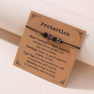 Braccialetti di protezione empatica, braccialetto di perline di cristallo curativo naturale, regalo di gioielli <span class=keywords><strong>per</strong></span> i migliori amici <span class=keywords><strong>figlia</strong></span> mamma - Product Image 4