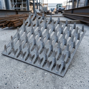 Connecteur de <span class=keywords><strong>réparation</strong></span> de poutre d'appartement en acier galvanisé sur mesure, plaque à clou unique, anticorrosion, pour système de support de <span class=keywords><strong>toiture</strong></span> - Product Image 1