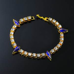 2026 Hot Selling Cool Popular Simple Design Double Color Geometric Chain <b>Bracelet</b> Hiphop Men's <b>Bracelet</b> Trendy Jewelry Wholesale - Product Image 1