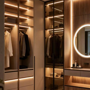 Entrez dans la garde-robe personnalisée haut de gamme, garde-robe modulaire - Product Image 1