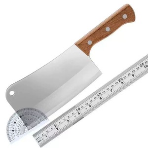 Coltello Professionale Multiuso per Tagliare Ossa con Lama Rinforzata Premium e Manico in Legno per Cucina, <span class=keywords><strong>Macelleria</strong></span> e Cucina all'Aperto - Product Image 3