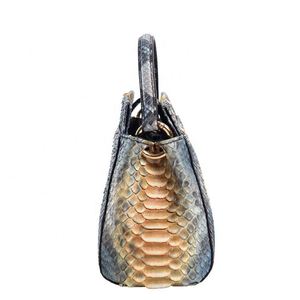 Da sang trọng Túi xách phụ nữ da túi xách phụ nữ rắn <span class=keywords><strong>Python</strong></span> Tote Túi tùy chỉnh thiết kế thương hiệu PURSE New Bag brand2025 - Product Image 4