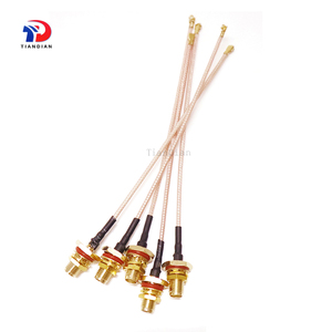 <span class=keywords><strong>Cable</strong></span> Coaxial RF RG178 U.FL MHF1 a SMA-Hembra, <span class=keywords><strong>Cable</strong></span> Pigtail de Baja Pérdida, Extensión de <span class=keywords><strong>Antena</strong></span> Impermeable, <span class=keywords><strong>Cable</strong></span> Coaxial RG178 - Product Image 2