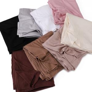 Pañuelo Hijab Clásico de Algodón Mercerizado Modal Liso, Transpirable, Suave y Elástico para Mujer, para las Cuatro Estaciones, Venta al Por Mayor - Product Image 4