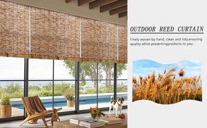 Persianas enrollables de bambú sostenibles para jardín, patio e interiores, estilo opaco para exteriores - Product Image 5