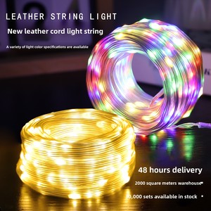 ไฟประดับ<span class=keywords><strong>ต้น</strong></span>คริสต์มาสแบบสายหนัง LED กันน้ำ IP55 แรงดันต่ำ สำหรับตกแต่งภายนอกอาคาร ให้แสงสว่างระยิบระยับดุจดวงดาว ใช้พลังงานจาก USB/พลังงานแสงอาทิตย์/แบตเตอรี่/ปลั๊กไฟ - Product Image 2
