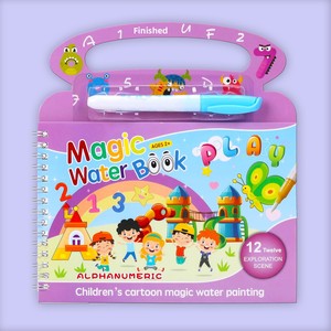 Libro de <span class=keywords><strong>Colorear</strong></span> Portátil <span class=keywords><strong>para</strong></span> Niños con <span class=keywords><strong>Dibujos</strong></span> Reutilizables, Libro de Pintura al Agua <span class=keywords><strong>para</strong></span> Bebés, Papel de 19x26cm - Product Image 4