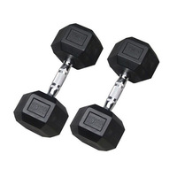 Ensemble de musculation personnalisé avec logo 2023, haltères hexagonaux en fonte avec revêtement en caoutchouc, 3-100 lb (1-60 kg), avec poignée en acier inoxydable