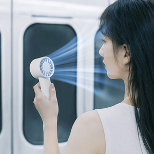 Summer Cooler Portable Handheld Small Fan 1200mAh Four-speed Large Wind Light Portable Handy Fan - Product Image 5