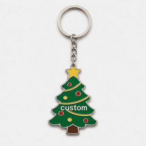 Porte-clés personnalisés en gros de haute qualité, décorations, chaînes, cadeaux de fête de Noël, souvenirs, anneaux porte-clés - Product Image 2