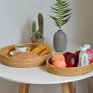 Panier de rangement en bambou élégamment conçu fabriqué à la main à partir de rotin naturel à prix économique pour la cuisine - Product Image 4