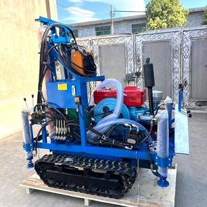 Máquina de Perfuração de Poços de Água Hidráulica Montada em Esteira a Diesel, 200m de Profundidade, para Irrigação Agrícola e Perfuração de Rocha Dura - Product Image 6