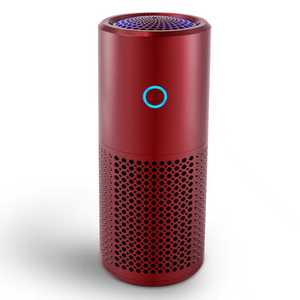<span class=keywords><strong>Purificateur</strong></span> <span class=keywords><strong>d</strong></span>'<span class=keywords><strong>air</strong></span> portable pour voiture avec ioniseur, filtre HEPA alimenté <span class=keywords><strong>par</strong></span> USB Type C, diffuseur <span class=keywords><strong>d</strong></span>'arômes et base ronde pour une purification efficace - Product Image 1