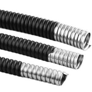 Muestra Gratuita de Tubería <span class=keywords><strong>Flexible</strong></span> Metálica de PVC de 20 mm, Recubierta de PVC, Anticorrosiva, Anti-UV, Antienvejecimiento, Impermeable - Product Image 1