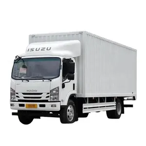 Harga pabrik ISUZU 700P 10 ton Mini Van truk kargo 4x2 kotak truk kargo untuk dijual