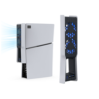 Ventilateur de refroidissement externe pour console de jeux PS5 Slim, accessoires pour PlayStation 5, pour console PS5 Pro, ventilateur USB 3.0 à 4 vitesses