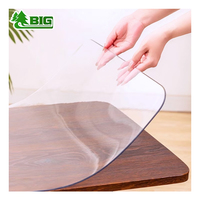Nappe transparente en PVC Boligao, imperméable, résistante à l'huile, protection de table en vinyle, facile à nettoyer pour la salle à manger