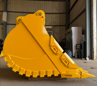 Bucket Batu RSBM untuk Excavator Komatsu PC350 PC350LC 35 Ton, Bucket Penggalian Tugas Berat, Aksesoris Pertambangan Quarry