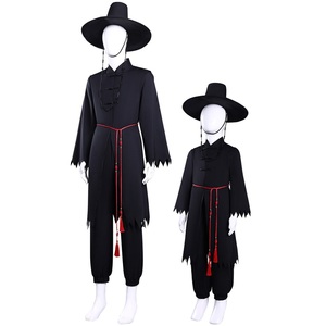 Disfraz de Jinu de Saja Boys, Disfraces de Cazadores de Demonios, Nuevo Cosplay de Anime para Halloween, Trajes Negros con Sombrero, Pantalones y Abrigo para Adultos y Niños - Product Image 4