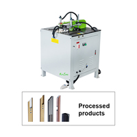 JUNDE Semiautomático de Alta Precisión 90 ° /45 °   Máquina de Corte para Protección de Esquinas, para Corte de Aluminio y Madera