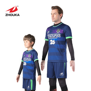 Handsome cheap soccer jersey China sublimation sports football training sets soccer jersey set - Product Image 6