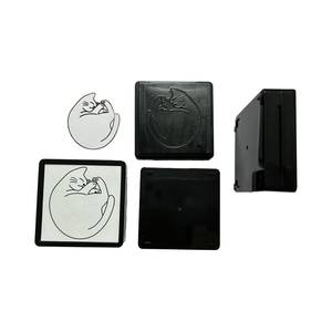 Quảng Trường Tự làm tùy chỉnh kinh doanh tem Maker nhựa không có Xử Lý Trống chữ ký Túi đèn flash tem cho children's Đồ chơi sử dụng - Product Image 3