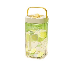 Carafe à eau froide avec robinet 3000 ml, rectangulaire, pour infusion de fruits et thé, idéale pour le camping et les activités de plein air - Product Image 5