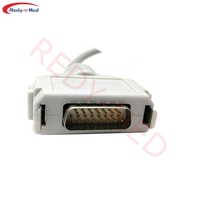 Câble ECG compatible Fukuda Denshi, 10 fils, connecteur DB15, fiche banane, pour câble ECG série FX FCP