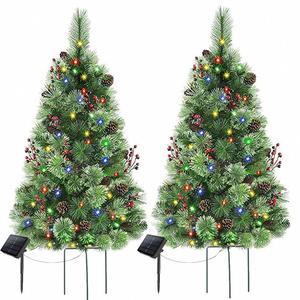 Nuevo Árbol de Navidad Solar Grande para Jardín, 75 cm de Altura, con Agujas de Pino Simuladas Integradas - Product Image 2