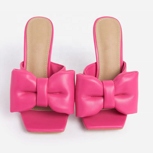 2025 alla moda da donna sandali con tacco trasparente pantofole da donna con tacco alto - Product Image 3