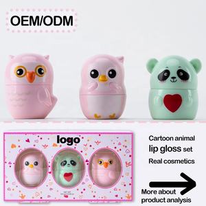 Kit de maquillage pour enfants de 3 ans et plus coiffeuse pour filles avec brillant à lèvres et fond de teint ensemble de cosmétiques en boîte pour le jeu - Product Image 3