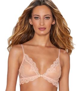 Ensemble de culottes sexy en dentelle pour fille soutien-gorge fermé sur le devant et slip taille <span class=keywords><strong>haute</strong></span> push-up grande taille respirant en nylon/spandex - Product Image 4