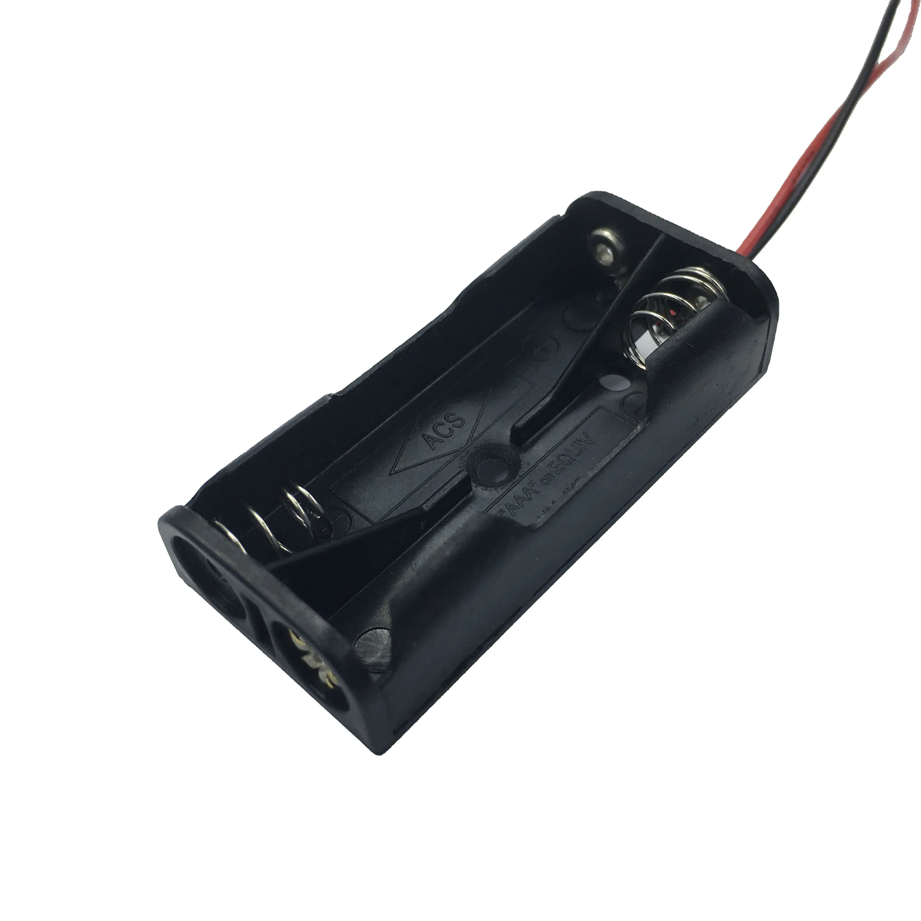 Двойной AAA 3V PP со свинцовым проводом или штырьком для ПК или держателем аккумулятора для паяльной пластины