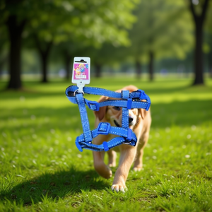 สายรัดอกสัตว์เลี้ยงแบบสะท้อนแสงไนลอน 2.0 แบบ T-Back สวมใส่สบายและมีสไตล์สำหรับเพื่อนขนฟูของคุณ - Product Image 2