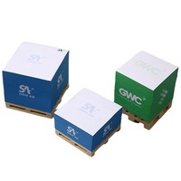 S3307 Bloc-notes promotionnel en bois personnalisé, petit format, auto-adhésif, avec logo sur mesure
