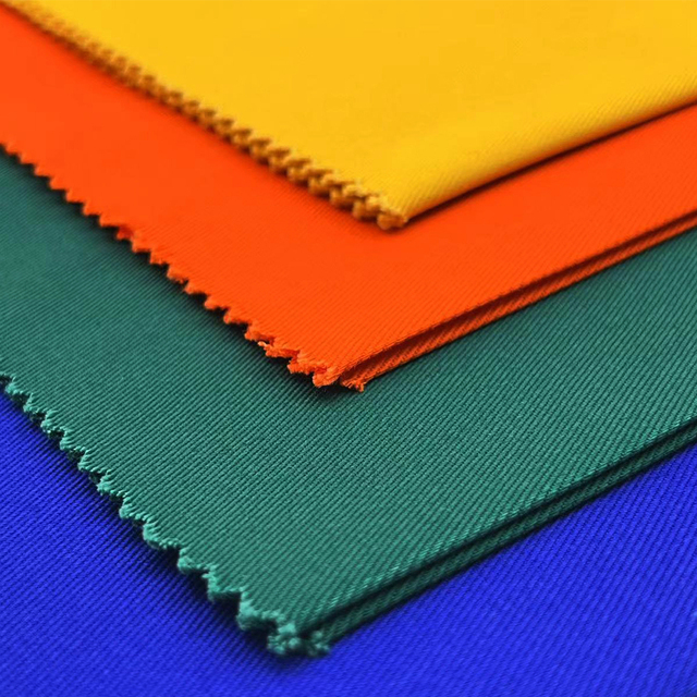 OEM ODM Ronghong Woven 65 Polyester 35 Cotton Fabric 195GSM Twill Workwear Uniform Fabric