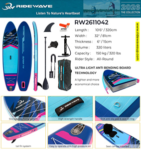 Planche <span class=keywords><strong>de</strong></span> paddle gonflable tout usage <span class=keywords><strong>de</strong></span> 3,23 m avec logo personnalisé, faible MOQ, approvisionnement en gros, directement <span class=keywords><strong>de</strong></span> l'usine, bon <span class=keywords><strong>de</strong></span> réduction pour les détaillants - Product Image 2