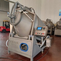 Mesin Pengaduk Daging Stainless Steel Kecil, Mesin Vakum Pengaduk Daging, Mesin Marinasi Daging Sapi Babi
