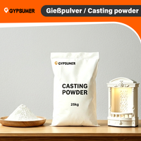 GYPSUMER GC03 Plâtre à modeler Haute blancheur Haute dureté Sans bulles d'air Bonne fluidité Sans impuretés pour les ornements muraux
