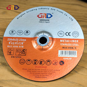 Disque <span class=keywords><strong>de</strong></span> meulage à angle haute dureté 230*6*22.23mm, en aluminium dépressé, liant résine, 80m/s, disque extra fin T27, ébavurage, polissage - Product Image 4