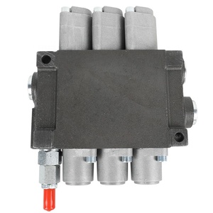 100-250 bars 3 bobines 40L/min 3P40 P80 P120 Contrôle par détente Solénoïde manuel Commande pneumatique Commande directionnelle hydraulique - Product Image 3