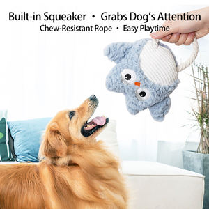 El mejor vendedor, juguetes para masticar perros centrados en mascotas, Serie de textura de oruga de felpa bonita y sencilla con chirriador incorporado - Product Image 6