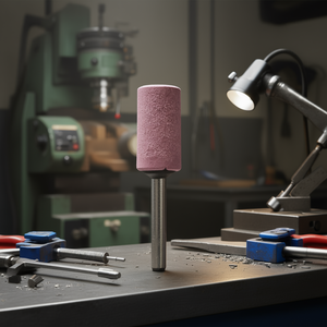 Disco de Pulir Cilíndrico de Cerámica de 10x32 mm con Vástago de 6 mm para Pulido de Precisión - Product Image 3